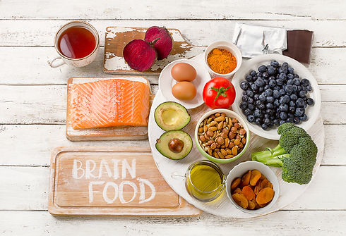 BRAIN FOOD PLATTER AND SIGN shutterstock