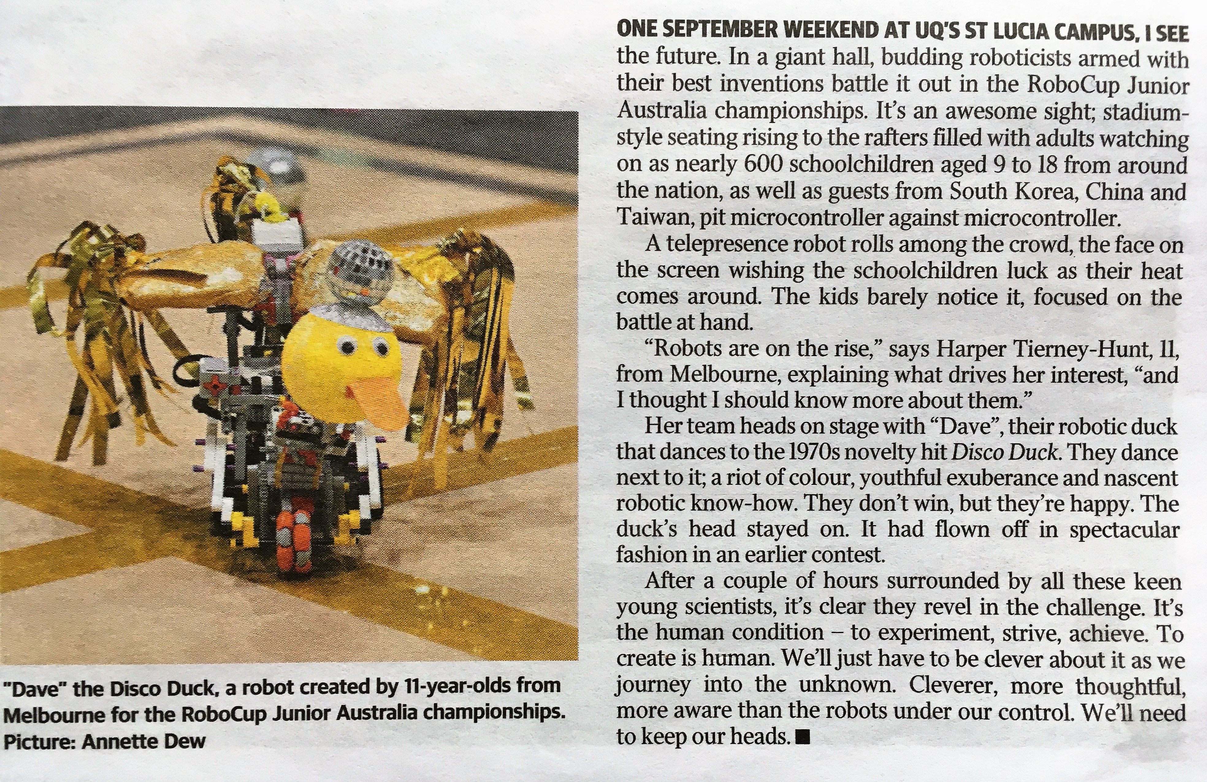 We are in the news!