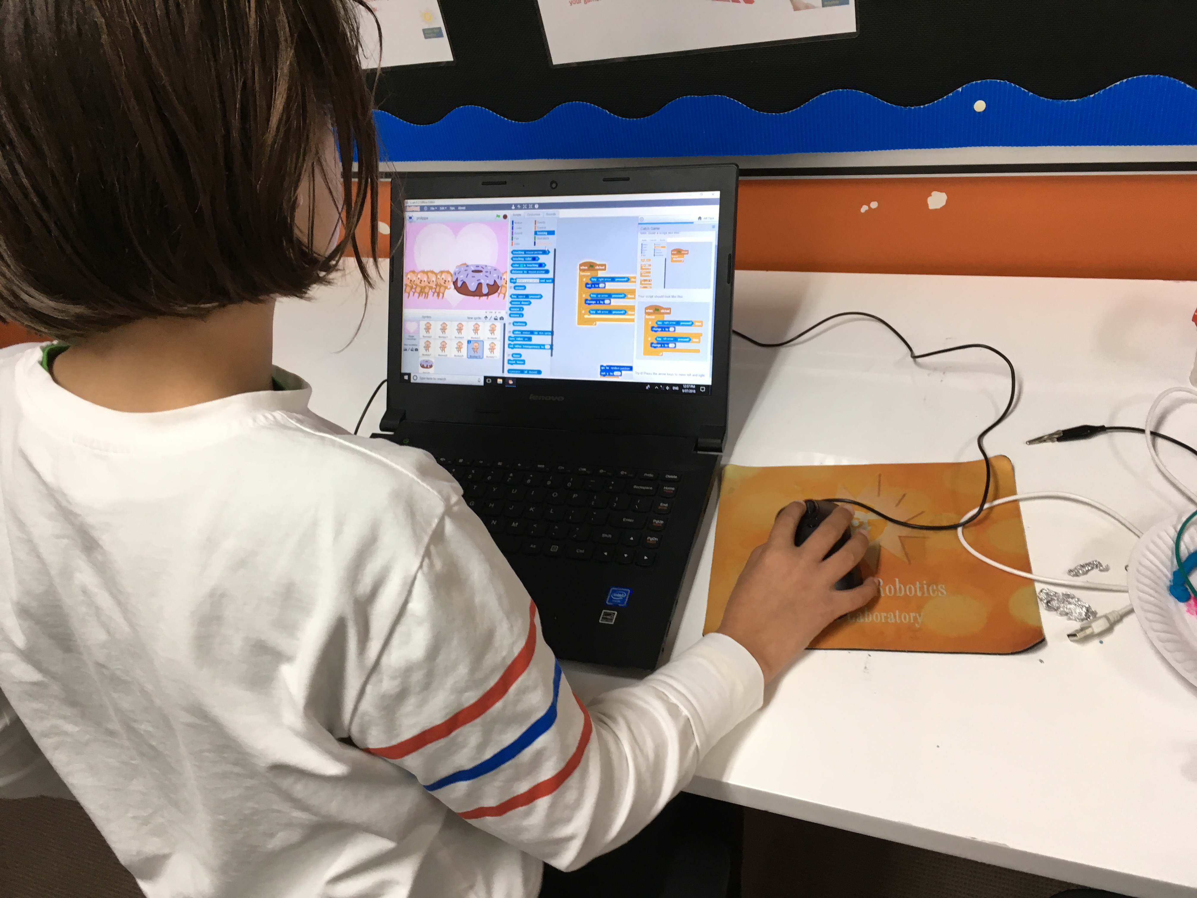 Learning to code with Scratch