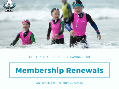 2019-20 Memberships are now due