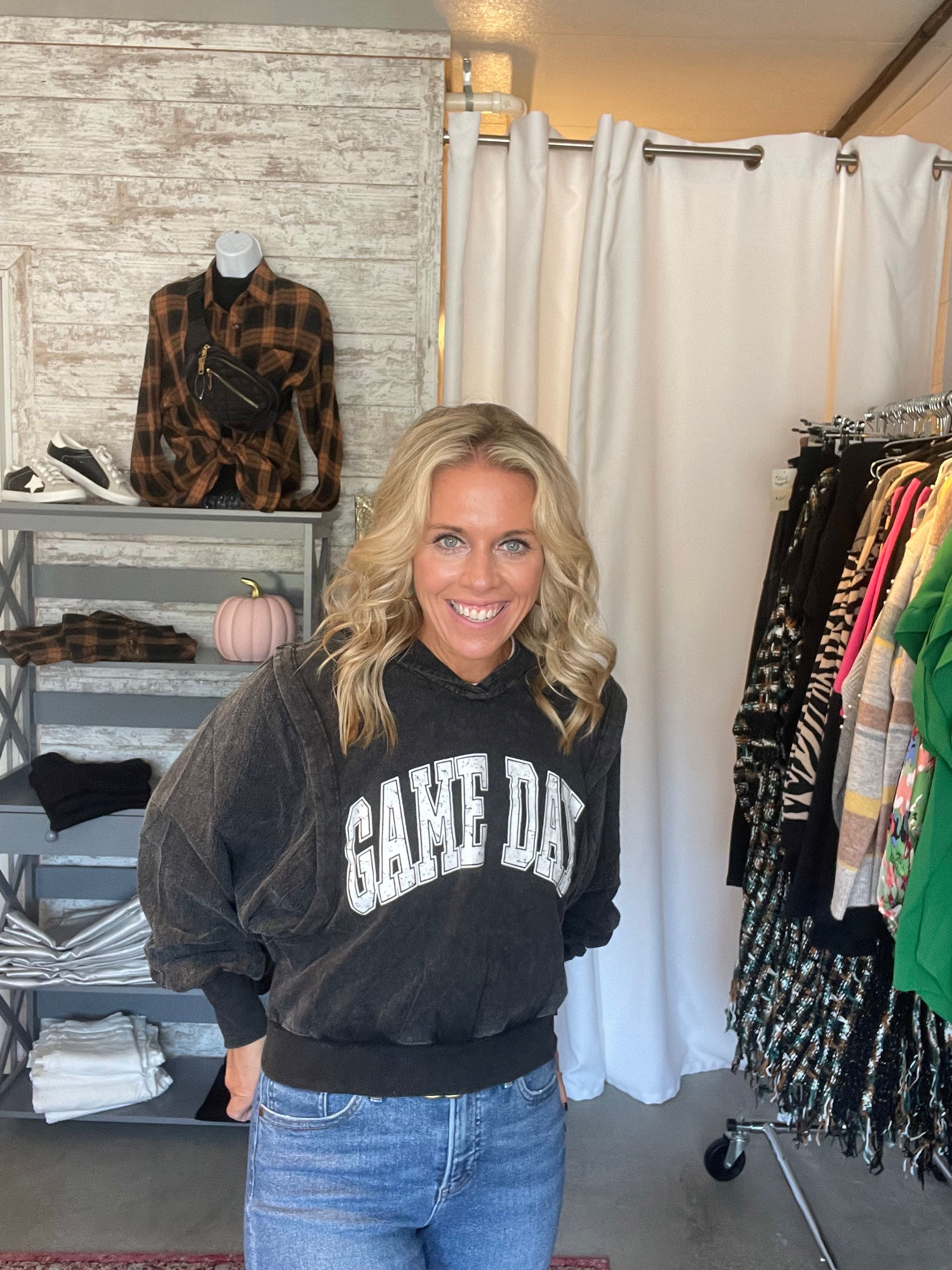 248 -Mineral Wash Game Day Pullover