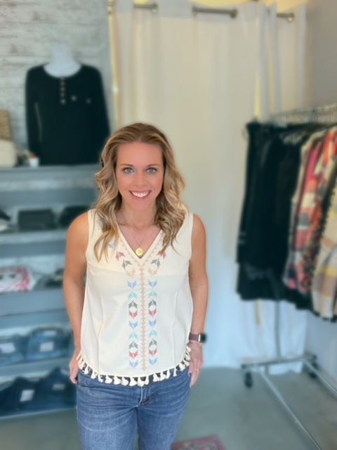 Thumbnail: 241 -Tassel Trim Tank