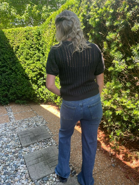 Thumbnail: 257 -Stretch High Rise Straight Denim