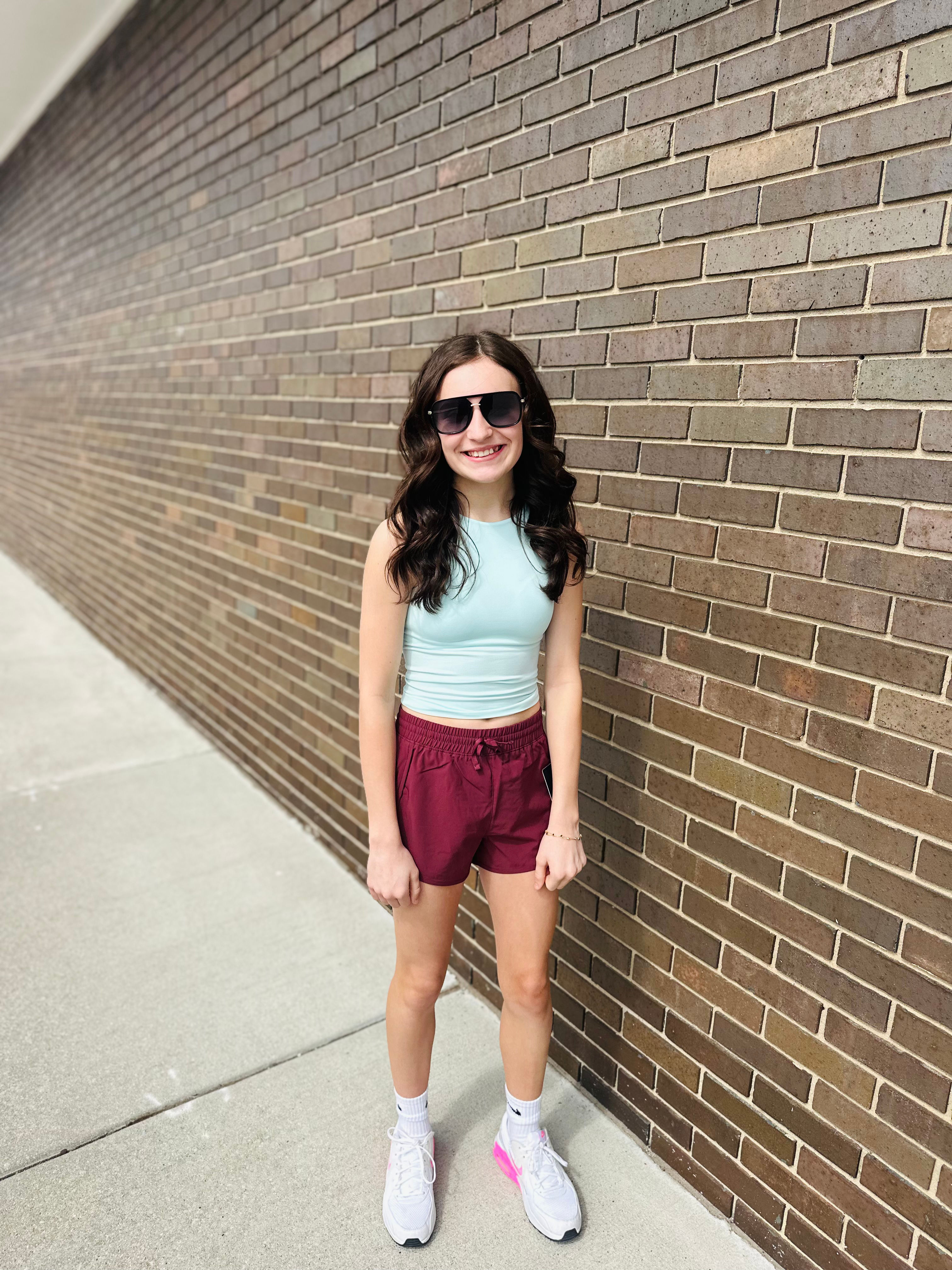 261-Girls Ocean Tide Seamless Tank