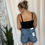 Thumbnail: 205 -High Rise Denim Shorts