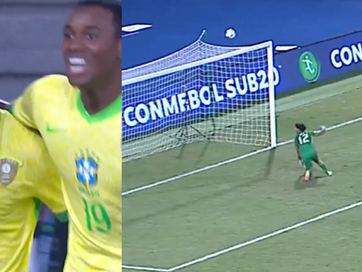 Chelsea youngster Deived Washington scores bizarre goal to help Brazil win record-extending trophy