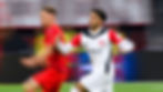 Omar Marmoush in action against Bayern Munich.