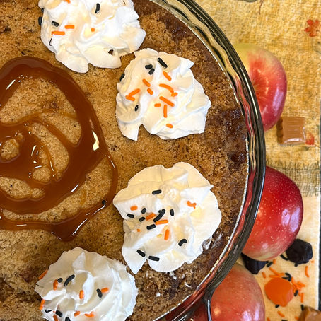 Gram's Apple Crunch Pie - No Crust Needed