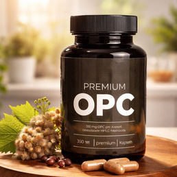 Cevitalis OPC 350 mg,  120 Kapseln 
Die französische Kraft der Traubenkerne in jeder Kapsel