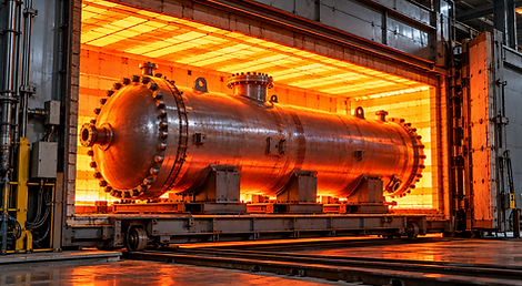 Industrieller Druckbehälter im Glühofen.png