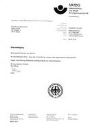MMD GmbH Rechtsanwälte Notare Beurkundung Bundesrepublik Deutschland offizielles Dokument Siegel.