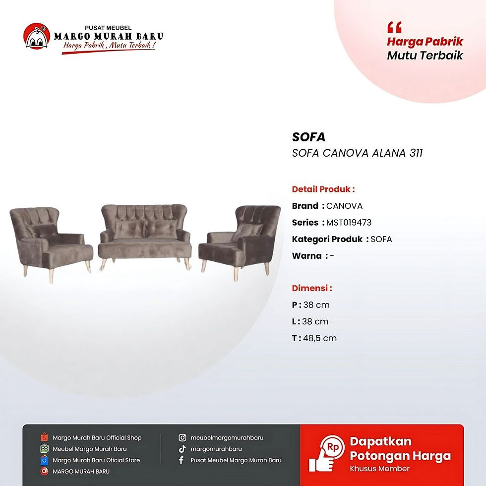 SOFA CANOVA ALANA 311