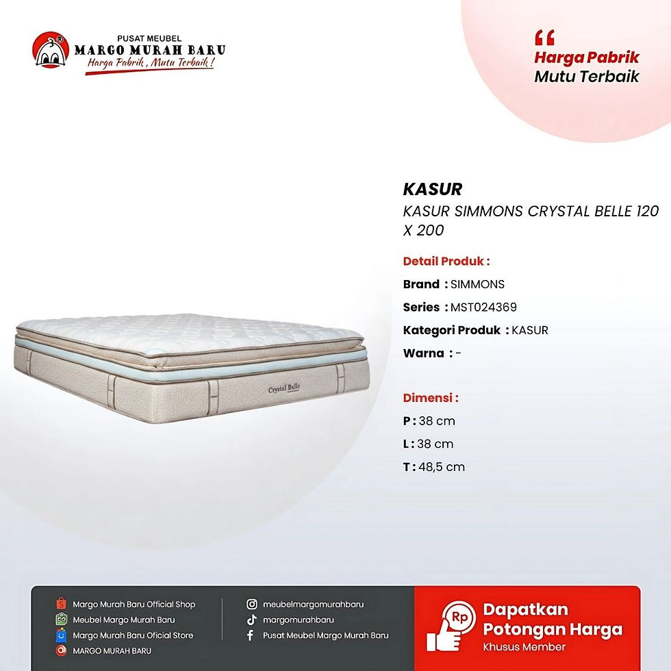 KASUR SIMMONS CRYSTAL BELLE