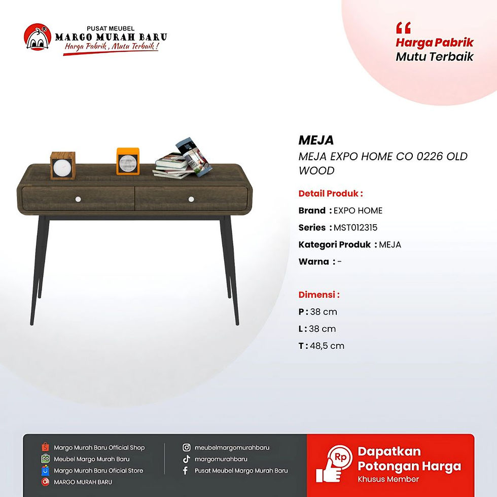 MEJA EXPO HOME CO 0226 OLD WOOD