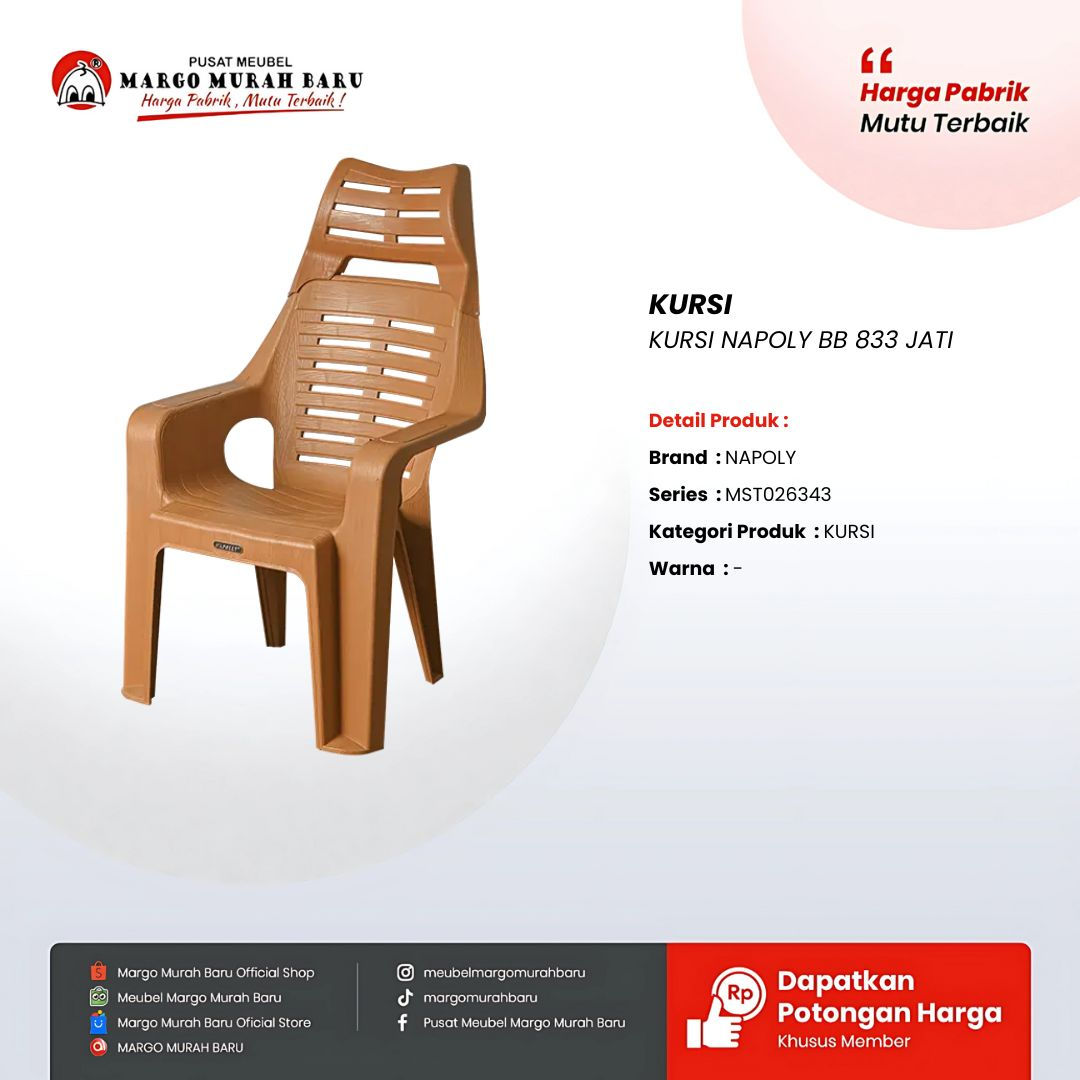 KURSI NAPOLY BB 833 JATI