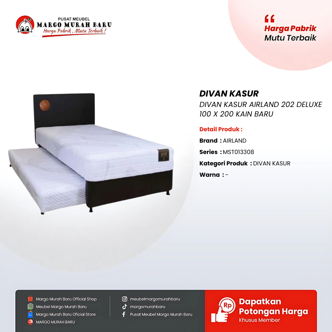 DIVAN KASUR AIRLAND 202 DELUXE KAIN BARU