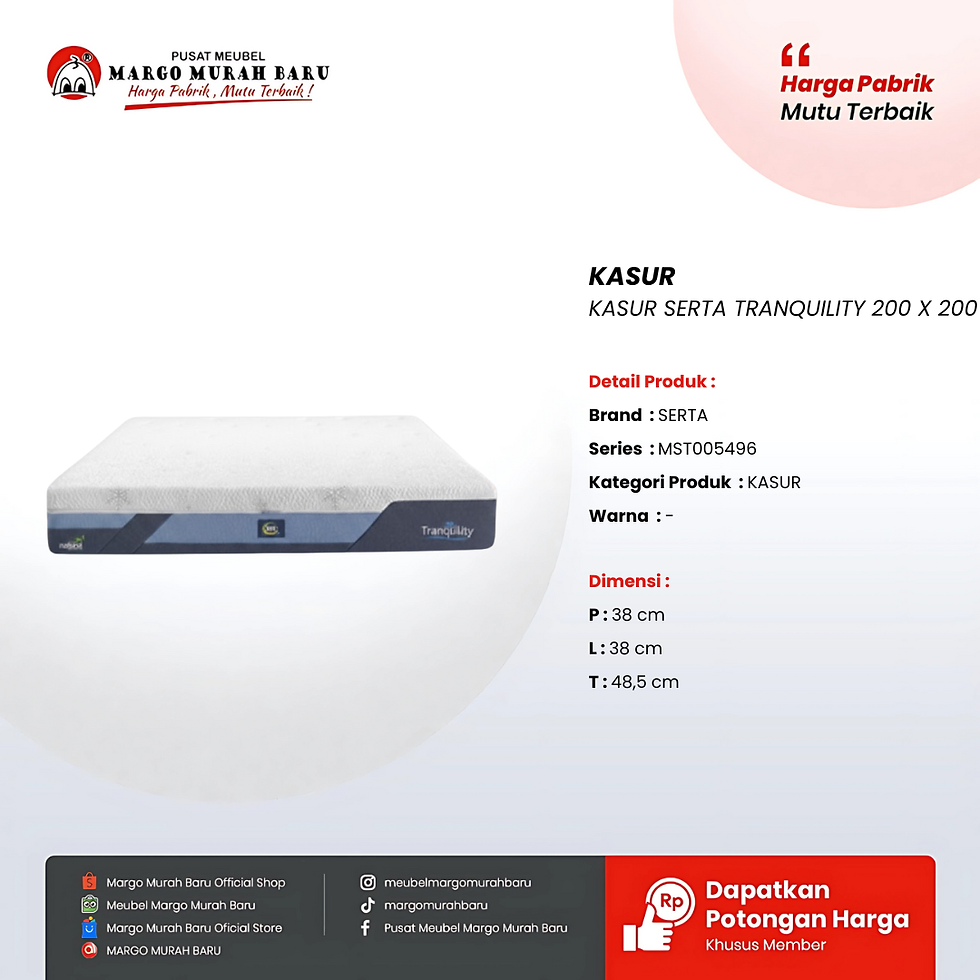 Thumbnail: KASUR SERTA TRANQUILITY