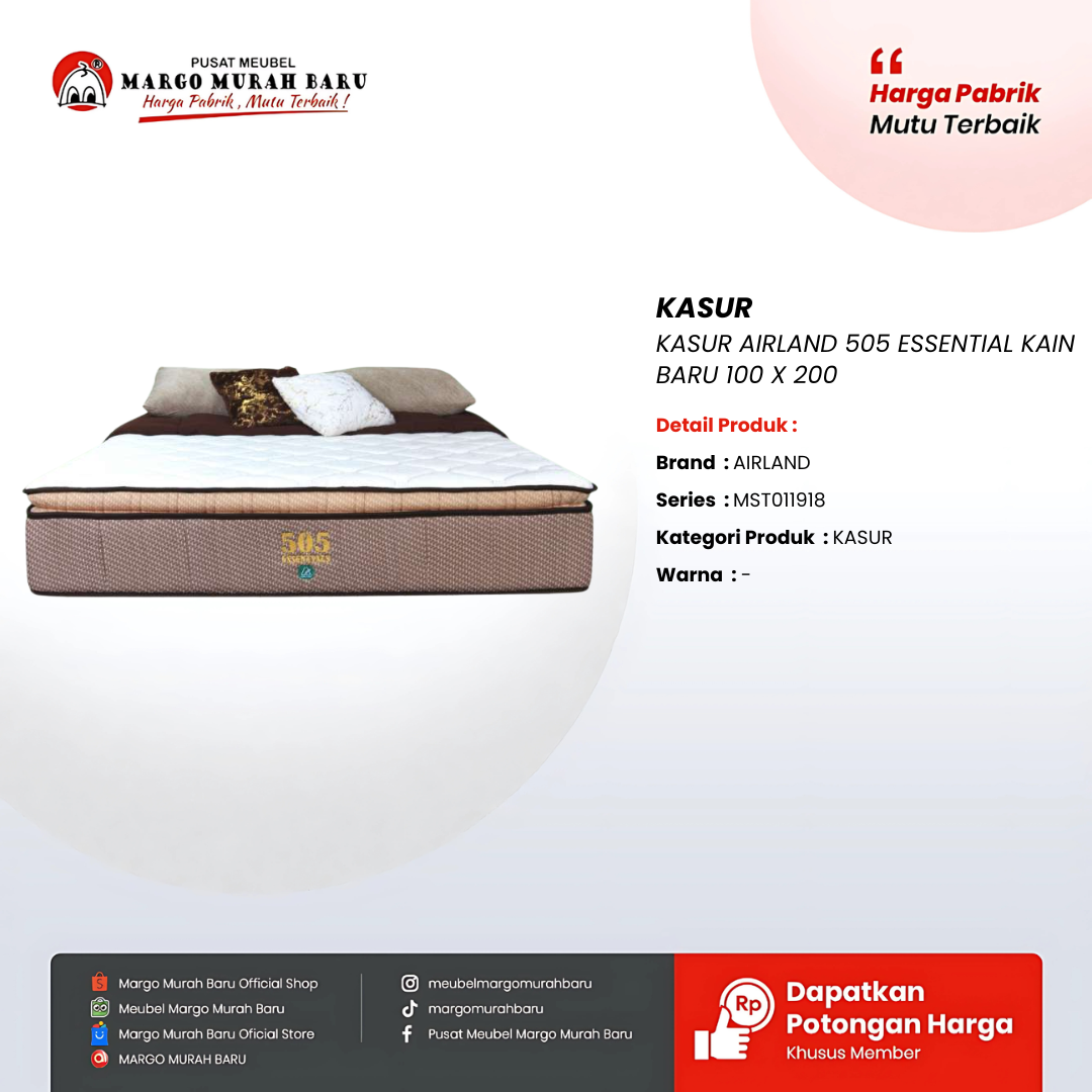 KASUR AIRLAND 505 ESSENTIAL KAIN BARU