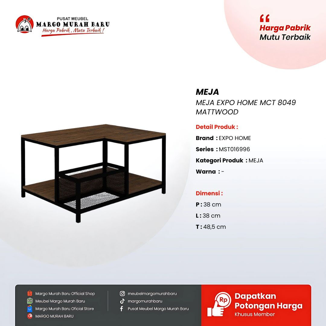 MEJA EXPO HOME MCT 8049 MATTWOOD