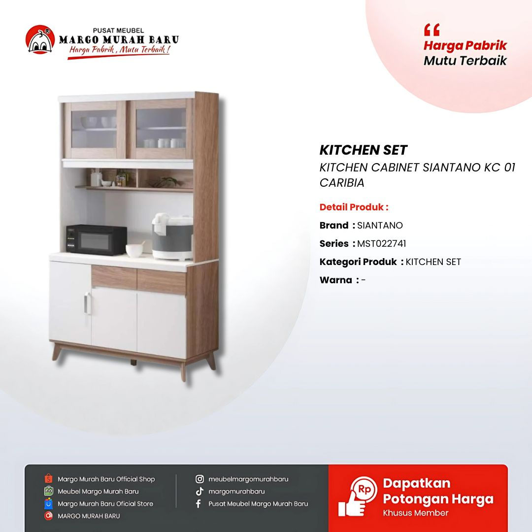 KITCHEN CABINET SIANTANO KC 01 CARIBIA
