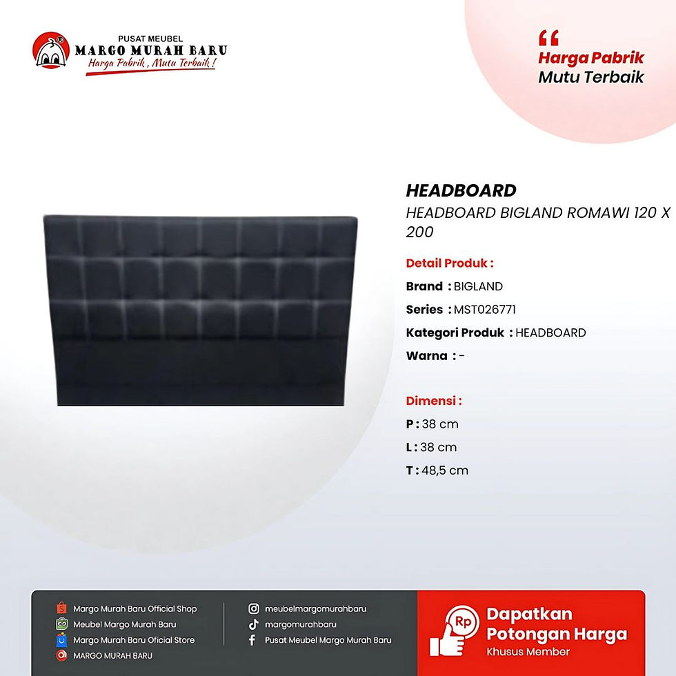 Thumbnail: HEADBOARD BIGLAND ROMAWI
