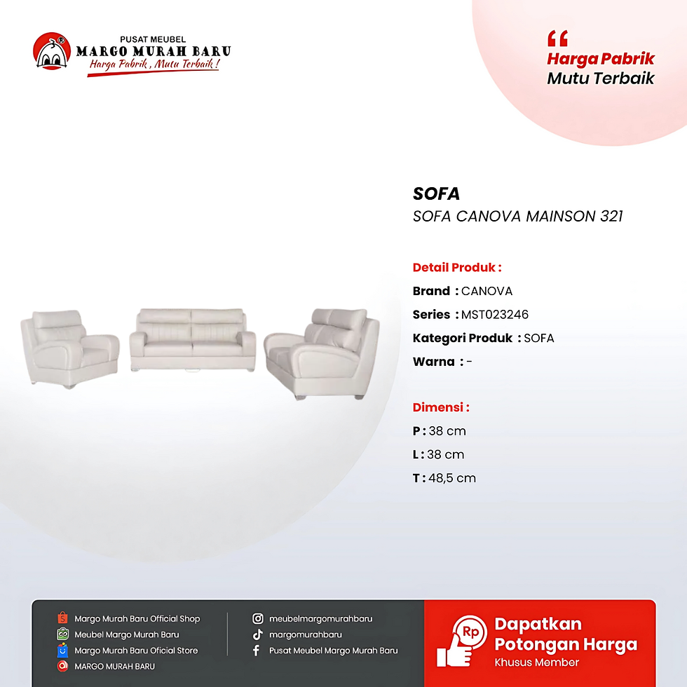 SOFA CANOVA MAINSON 321