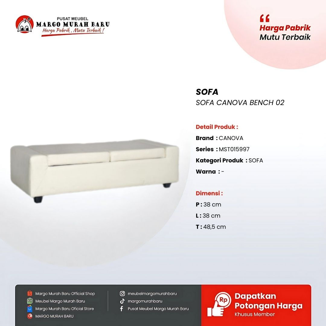 SOFA CANOVA BENCH 02