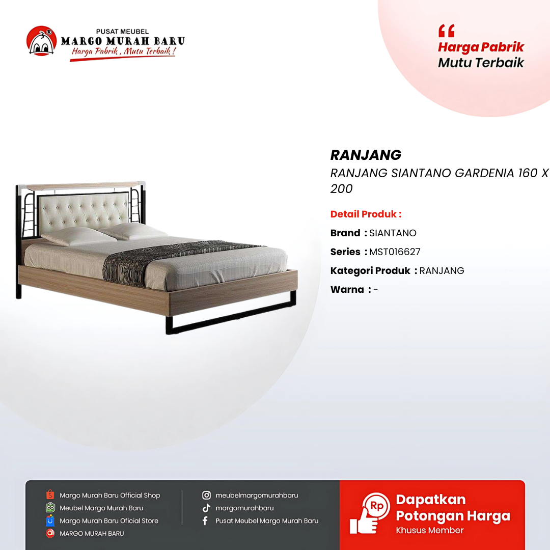 RANJANG SIANTANO GARDENIA 160 X 200