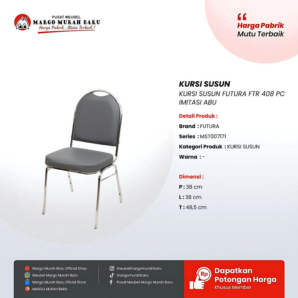 KURSI SUSUN FUTURA FTR 408 PC IMITASI