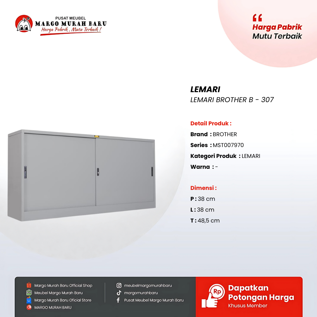 LEMARI BROTHER B - 307