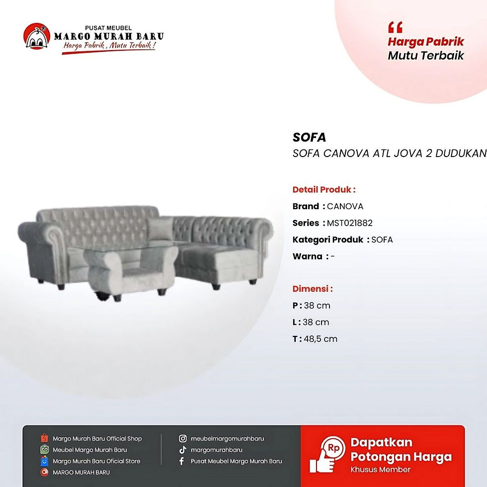 SOFA CANOVA ATL JOVA 2 DUDUKAN