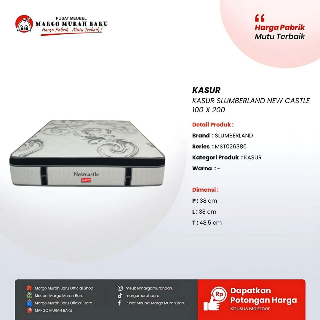 KASUR SLUMBERLAND NEW CASTLE