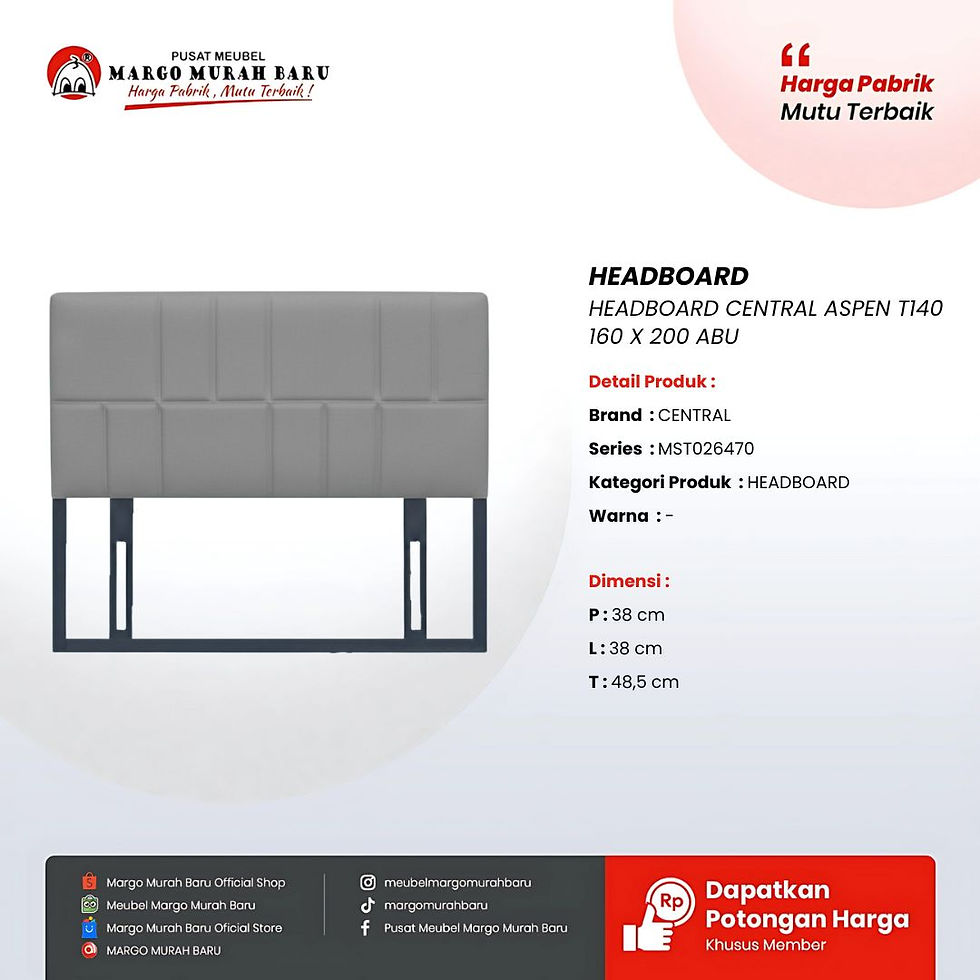 Thumbnail: HEADBOARD CENTRAL ASPEN T140