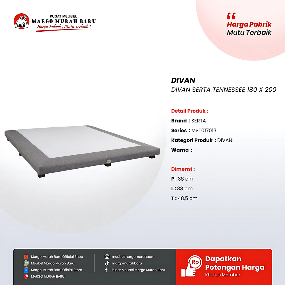 DIVAN SERTA TENNESSEE 180 X 200