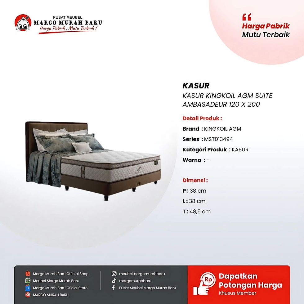 Thumbnail: KASUR KINGKOIL AGM SUITE AMBASADEUR