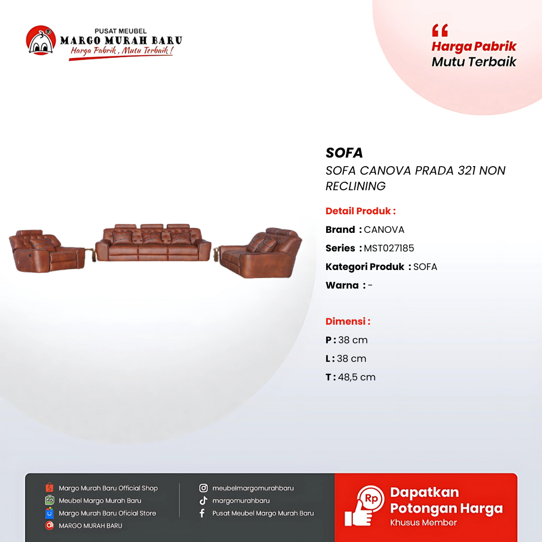 SOFA CANOVA PRADA 321 RCE