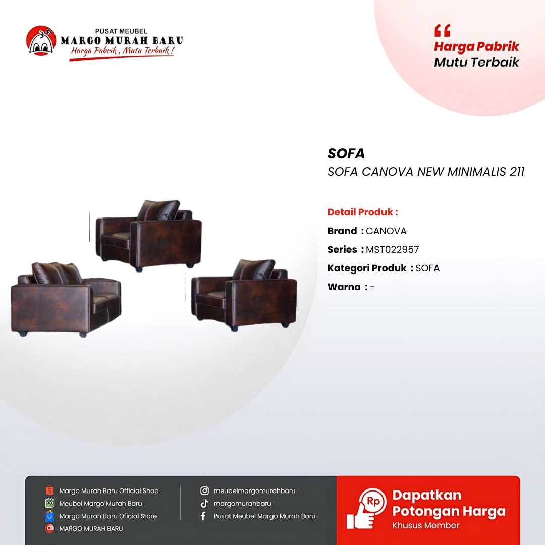 SOFA CANOVA NEW MINIMALIS 211