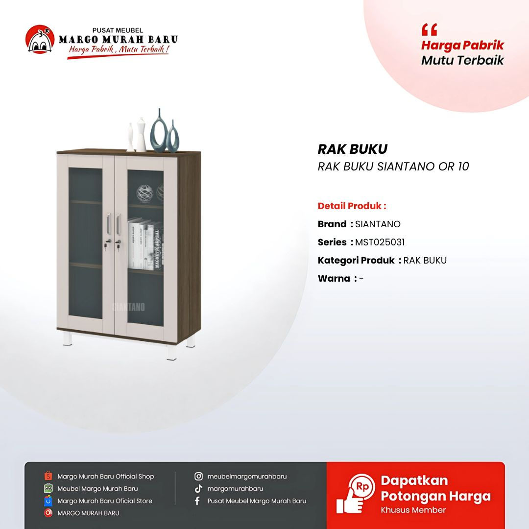 RAK BUKU SIANTANO OR 10