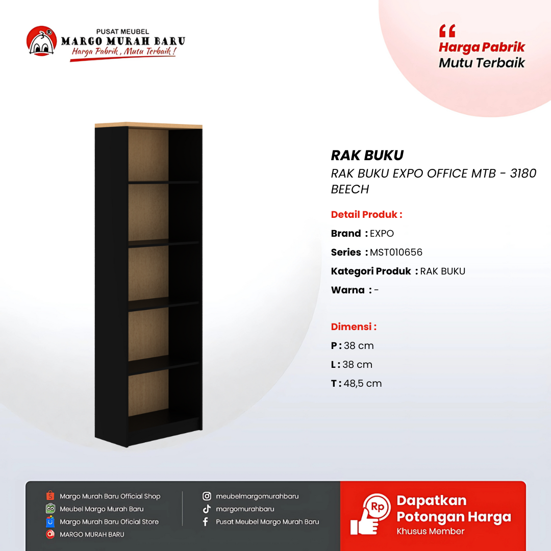 RAK BUKU EXPO OFFICE MTB - 3180