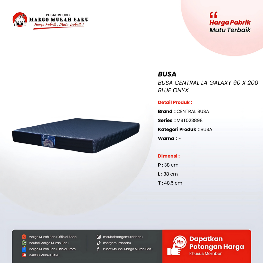 BUSA CENTRAL LA GALAXY 90 X 200 BLUE ONYX