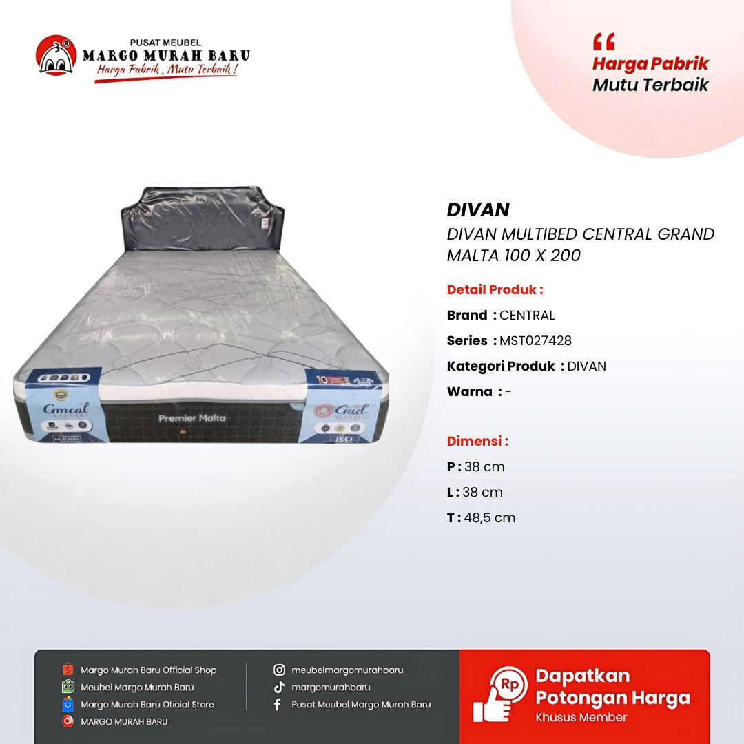 DIVAN MULTIBED CENTRAL GRAND MALTA