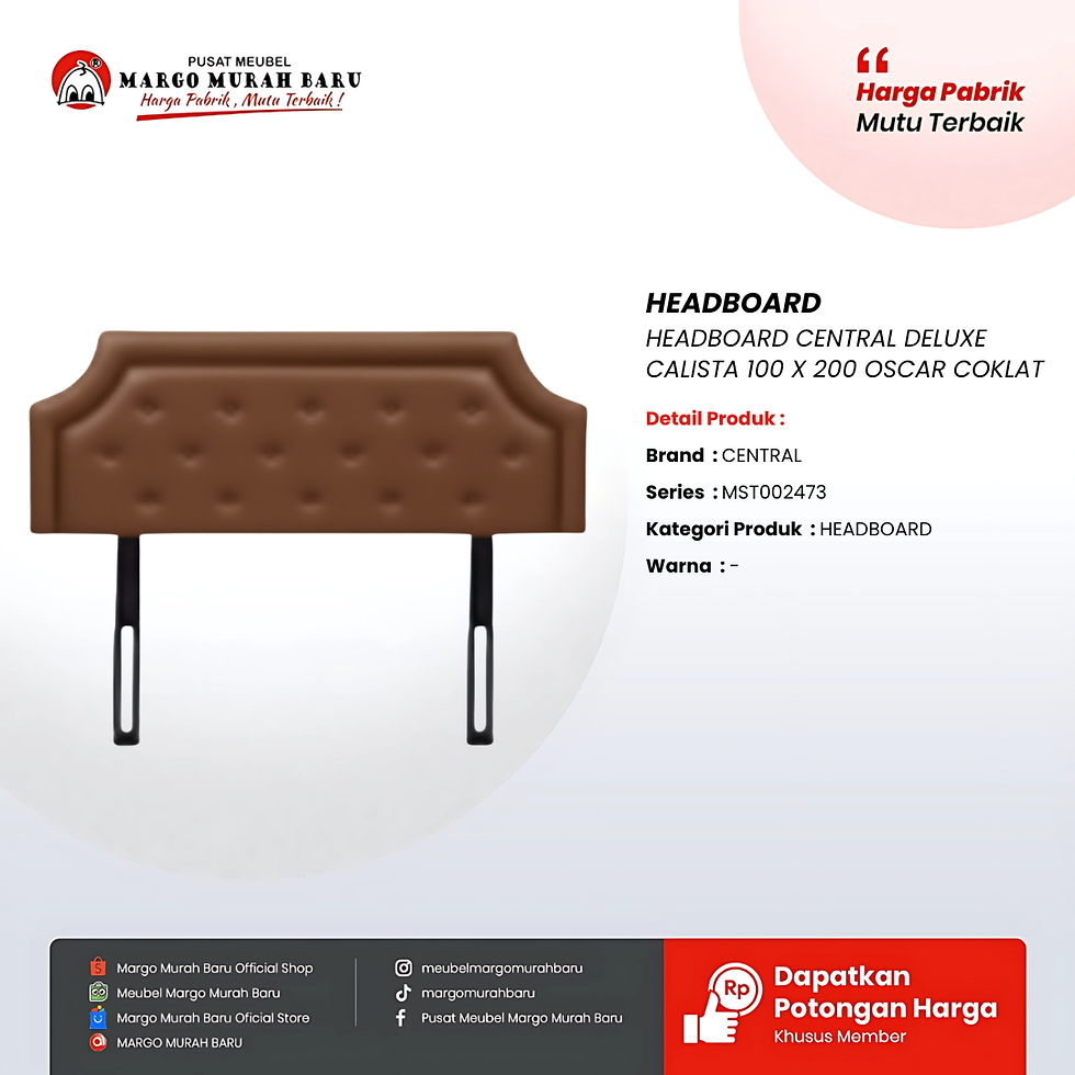 Thumbnail: HEADBOARD CENTRAL DELUXE CALISTA
