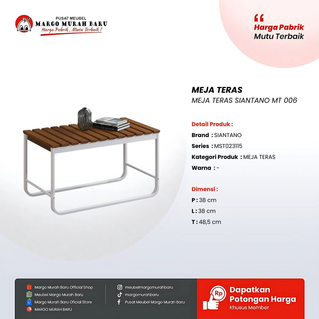 MEJA TERAS SIANTANO MT 006