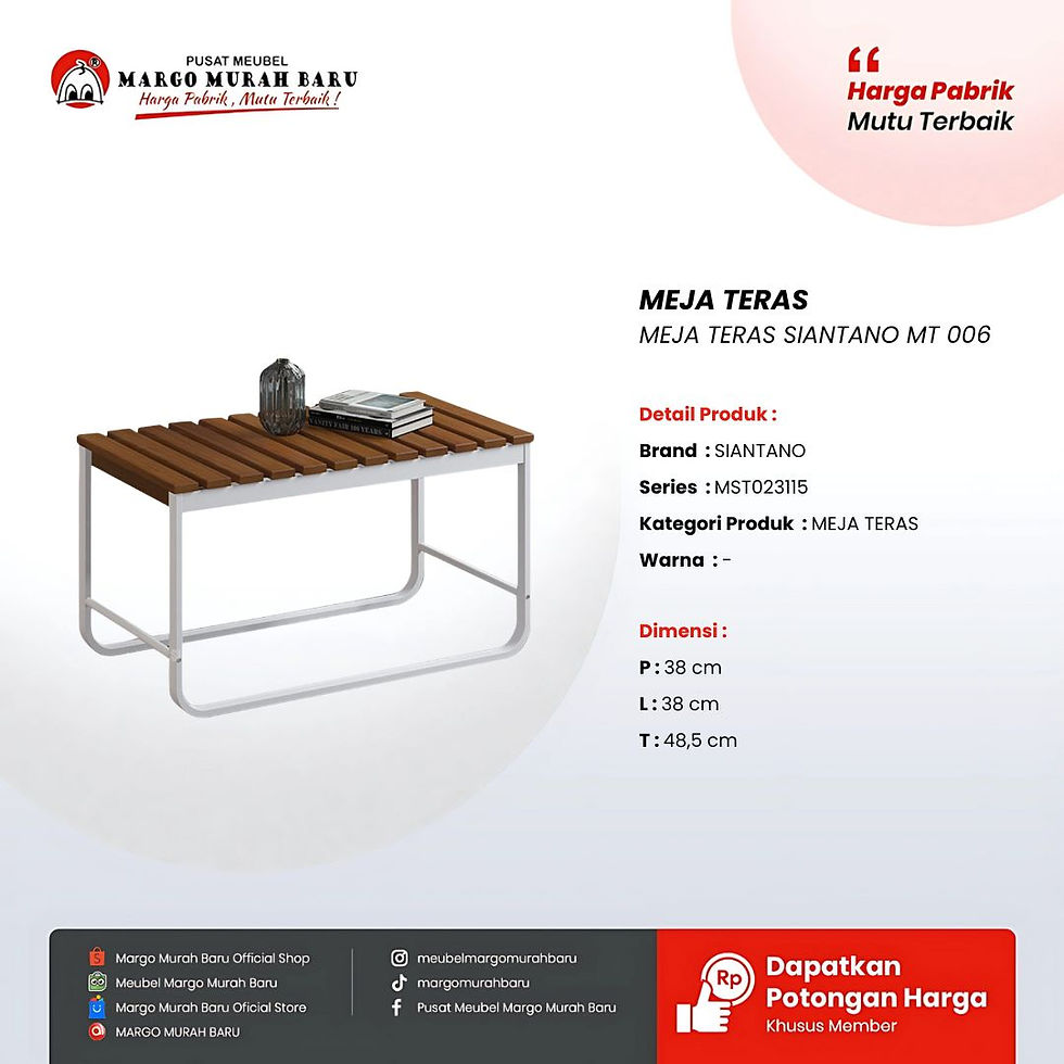 MEJA TERAS SIANTANO MT 006