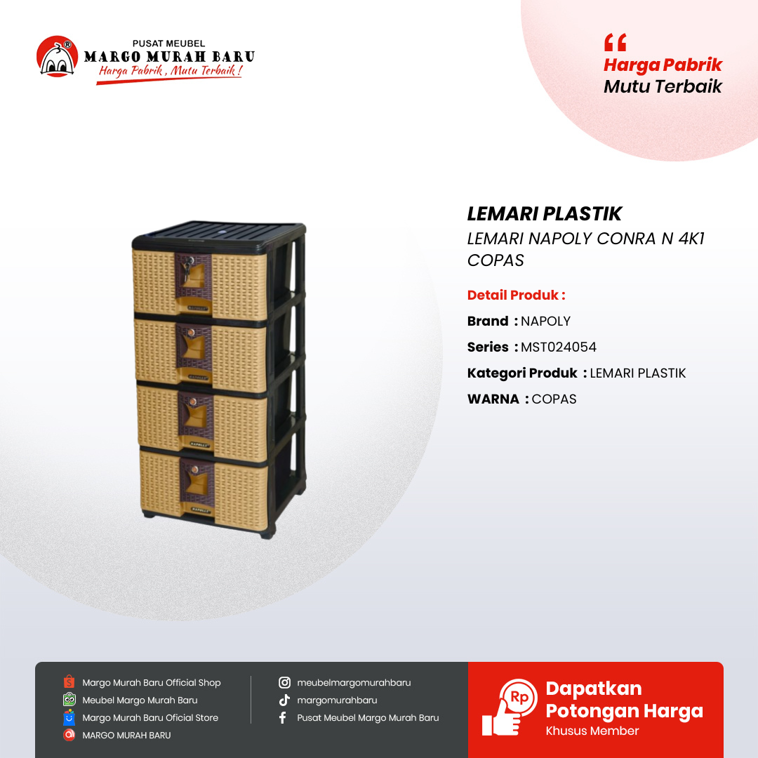 LEMARI NAPOLY CONRA N 4K1 JATI