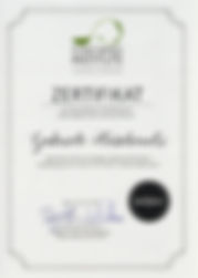 Zertifikat_Plantbased Chef & Nutritionis