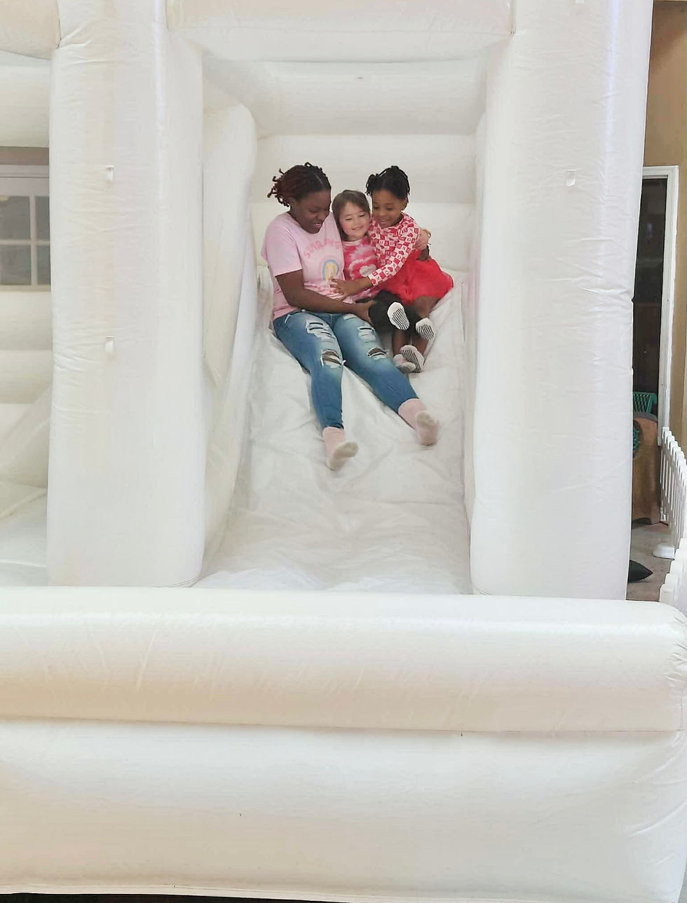 Queen Bee White Bounce House Rental