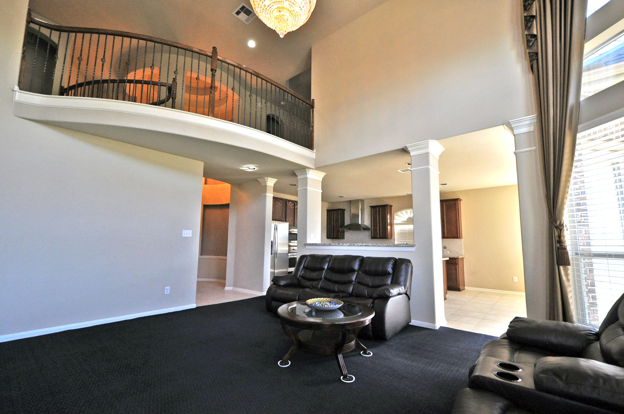 Family Room Looking at Kitchen