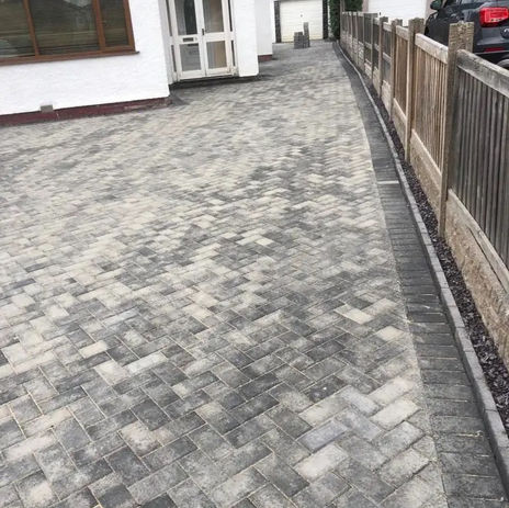 block paving driveway