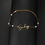 Thumbnail: Name Necklace/bracelet with pearl chain
